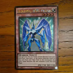 1x YUGIOH ELEMENTAL HERO PRISMA PGL2-EN072 GOLD ED NM - Image 1