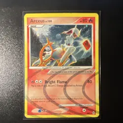 Pokemon ARCEUS Lv.100 Holo Card Lot 2x Arceus AR3 English TCG 2009 1 Has Swirl - Image 5