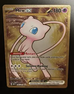 Mew EX 151 Gold Metal Card 205/165 SV: Scarlet & Violet UPC Promo Card Mint NM 2 - Image 5