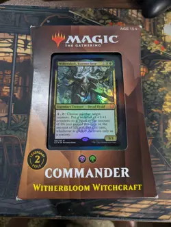 MTG - Strixhaven: School of Mages Witherbloom Witchcraft Commander Deck SEALED 630509959020 - Image 1