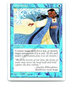 Hydroblast #72 Blue Uncommon Fifth Edition MTG NP Near Mint or Better - Image 1