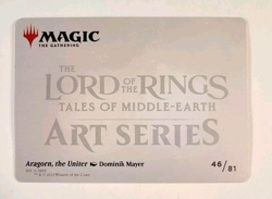 Aragorn, the Uniter - Gold-Stamped - 46/81 - Art Series: The Lord of the Rings - Image 2
