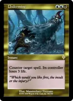 UNDERMINE Invasion MTG Gold Instant RARE - Image 1