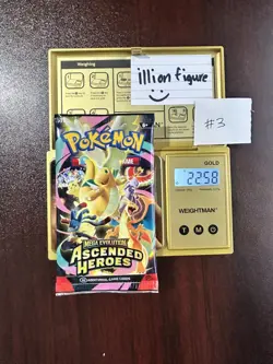 VERY HEAVY! GOD PACKUUU 22.58g Ascended Heroes Pokemon TCG Booster (SEALED) - Image 1