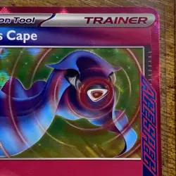 Pokemon: Hero's Cape 152/162 SV05: Temporal Forces Holo ACE SPEC Red Trainer - Image 3