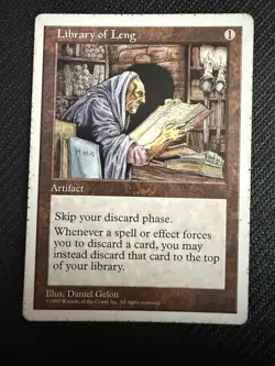 Library of Leng MTG Core Set 5th Edition Regular - Image 1