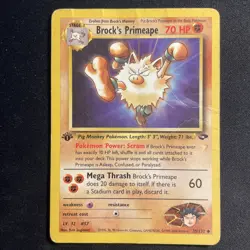 Brock's Primeape 1st Edition - Gym Challenge - Pokemon - [HP] - Image 1