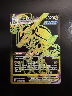 Pokemon TCG Rayquaza VMAX Holo Ultra Rare Card TG29/TG30 - Image 1