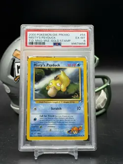 Misty's Psyduck #54 2000 Pokemon Promo Top Deck Magazine Wizard Stamp PSA 6 (CE) - Image 1