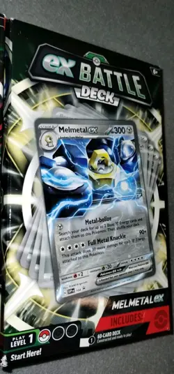 Two EX Battle Decks 1 Melmetal & 1 Houndoom Pokemon TCG Ready To Play Ships Free - Image 4