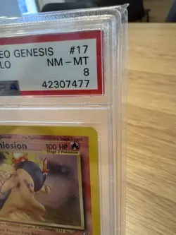 Pokemon Typhlosion 17/111 Neo Genesis Holo 1st Edition Psa 8 Near Mint - Image 4