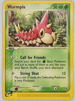 Wurmple 81/97 Pokemon - EX Dragon MP - Image 1