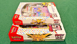 NEW Pokemon TCG Scarlet & Violet 151 Zapdos EX & Alakazam EX Collection Box Lot - Image 5