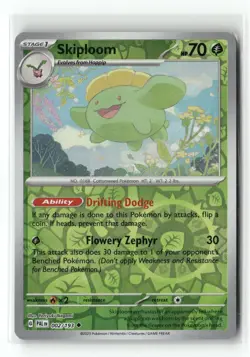 Skiploom 002/193 Uncommon Paldea Evolved Pokemon Reverse Holo Near Mint - Image 1