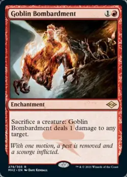 Goblin Bombardment - Light Play MTG Modern Horizons 2 - Image 1