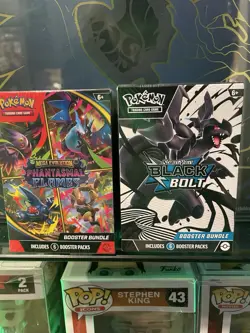 Pokemon TCG Mega Evolution Phantasmal Flames & Black Bolt Booster Bundle - Image 1