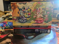 Pokemon Prismatic Evolutions Tin Display Coins and art inserts-No packs - Image 2