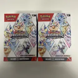 2x Pokemon TCG: S&V Prismatic Evolutions Booster Bundle (6pks) Factory Sealed - Image 1