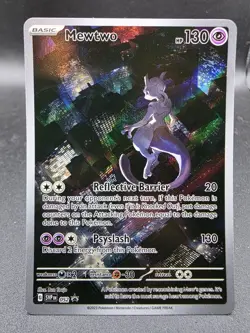 Pokemon TCG Mewtwo SVP 052 Scarlet Violet 151 Black Star Promo - Image 1