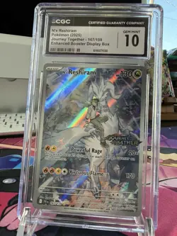 2025 POKEMON JTG EN-JOURNEY TOGETHER #167 N'S RESHIRAM CGC 10 #167 - Image 2