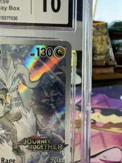 2025 POKEMON JTG EN-JOURNEY TOGETHER #167 N'S RESHIRAM CGC 10 #167 - Image 5