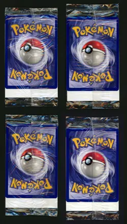 Set of 4 SEALED Black Star Promo - Pokemon the First Movie WB Stamp Catch Mew - Image 2