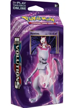 Pikachu Power & Mewtwo Mayhem XY Evolutions Theme Deck Pokemon TCG Cracked Ice. - Image 4