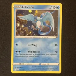 Articuno 036/195 Holo Rare w/SWIRL 🌀 Silver Tempest 2022 Pokemon TCG Near Mint - Image 1