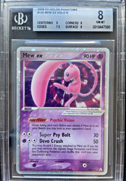 Pokemon Mew EX Holon Phantoms 2006 100 Holo Rare BGS 8 - Image 1