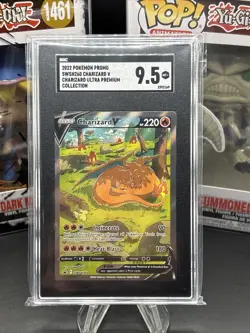 Pokemon Charizard V Holo #SWSH260 Sword & Shield UPC 2022- SGC 9.5 Mint+ - Image 2