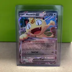 MEOWTH EX 062/088 DOUBLE RARE PERFECT ORDER POKEMON NM - Image 1
