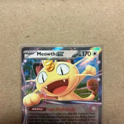 MEOWTH EX 062/088 DOUBLE RARE PERFECT ORDER POKEMON NM - Image 4