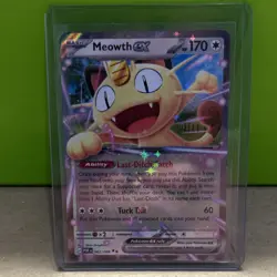 MEOWTH EX 062/088 DOUBLE RARE PERFECT ORDER POKEMON NM - Image 1