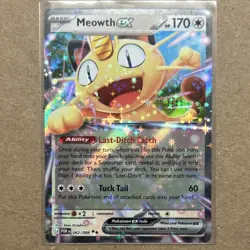 MEOWTH EX 062/088 DOUBLE RARE PERFECT ORDER POKEMON NM - Image 2