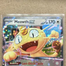 MEOWTH EX 062/088 DOUBLE RARE PERFECT ORDER POKEMON NM - Image 3
