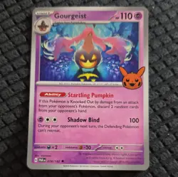 Pokemon TCG Halloween Trick Or Trade 2024 Gourgeist #78/182 Regular Uncommon - Image 1