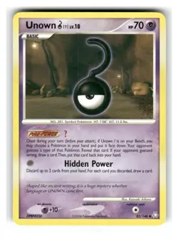 Unown [U] 82/146 Uncommon Legends Awakened Pokemon Lightly Played - Image 1