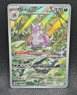 Pokemon (2023) S & V 151 Nidoking Illustration Rare 174/165 MINT - Image 1