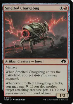 Smelted Chargebug foil C - Modern Horizons 3 #139 MTG - Image 1