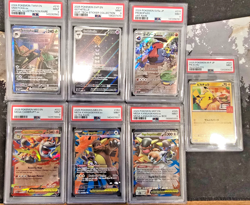 7 x PSA 9 Graded Lot Pokemon Pikachu McDonalds Promo Mega Sinistcha Probopass - Image 1