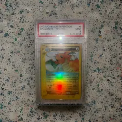 Pokemon Dragonite 009/165 Expedition Reverse Holo Rare PSA 9 2002 English - Image 1