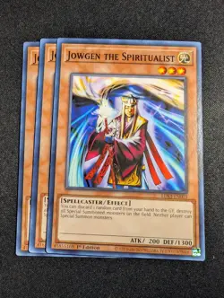 Yugioh - 3x Jowgen the Spiritualist LDS3-EN003 1st Common NM - Image 1