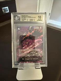 ST. JAYGARCIA SATURN-ONE PIECE CARRYING ON HIS WILL OP13-083 Alt Art BGS 10 - Image 1