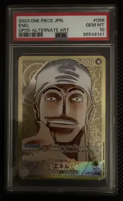 2023 One Piece Japanese Awakening of the New Era Alt Art Enel #98 PSA 10 - Image 1