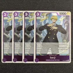 4x Sanji | OP12-070 NM | Rare | One Piece TCG Playset - Image 1