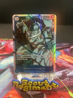 One Piece Edward.Newgate OP13-042 Carrying On His Will Foil SR - English - Image 1