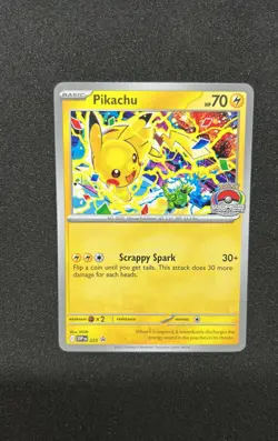 Pikachu SVP 225 - Pokemon TCG Black Star Promo World Championship 2025 Stamp NM - Image 1