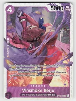 Legacy of the Master #OP12-063 Vinsmoke Reiju - Image 1