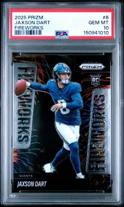 2025 Prizm Jaxson Dart PSA Graded Cards Lot of 3 Read Description - Image 3