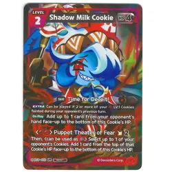 Shadow Milk Cookie BS9-010 Ultra Rare CookieRun Braverse TCG English card - Image 1
